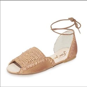 Free People Woven Flat Sandals